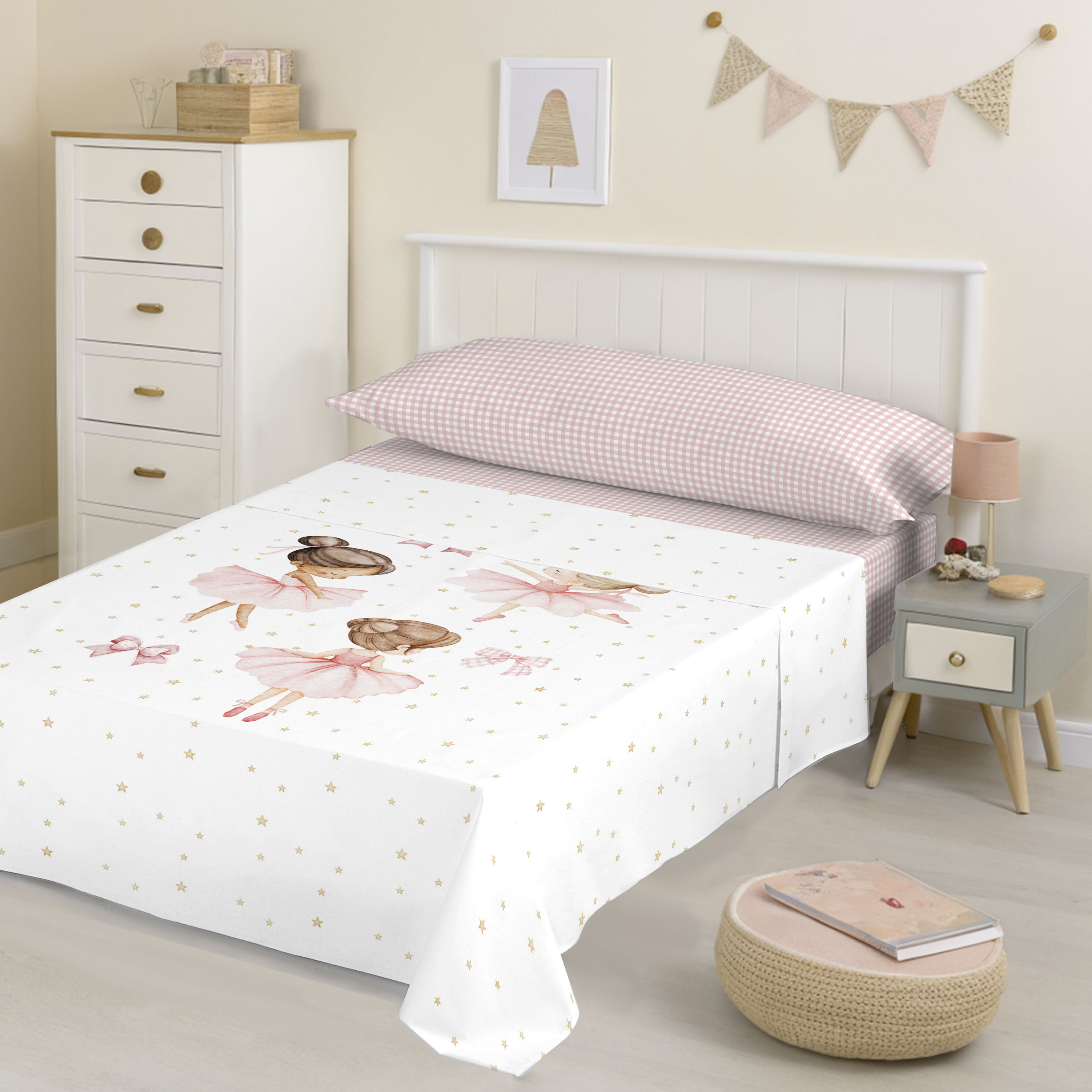 COOL KIDS - Juego de Sábanas Infantil Estampado - 100% Algodón - Extra Suave - 9 Modelos Disponibles - Cama 90/105 cm - Fabricado en España