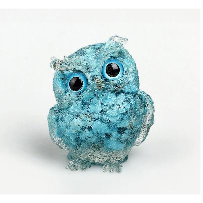 Adorno de búho de Cristal