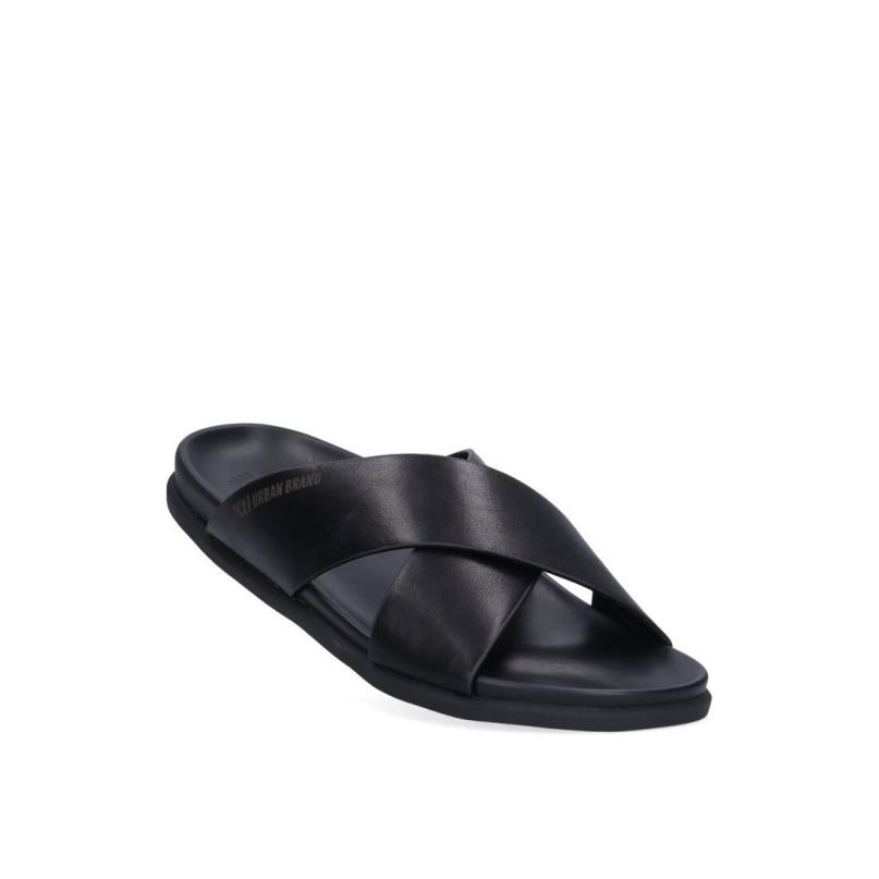 Chanclas Sandalias Playa Xti - Hombre - Suela Plana - Modelo 44975 - Color Negro