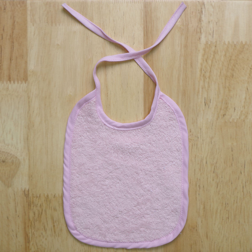 10XDIEZ Babero rizo liso 25x30 - Prácticos y resistentes para bebés