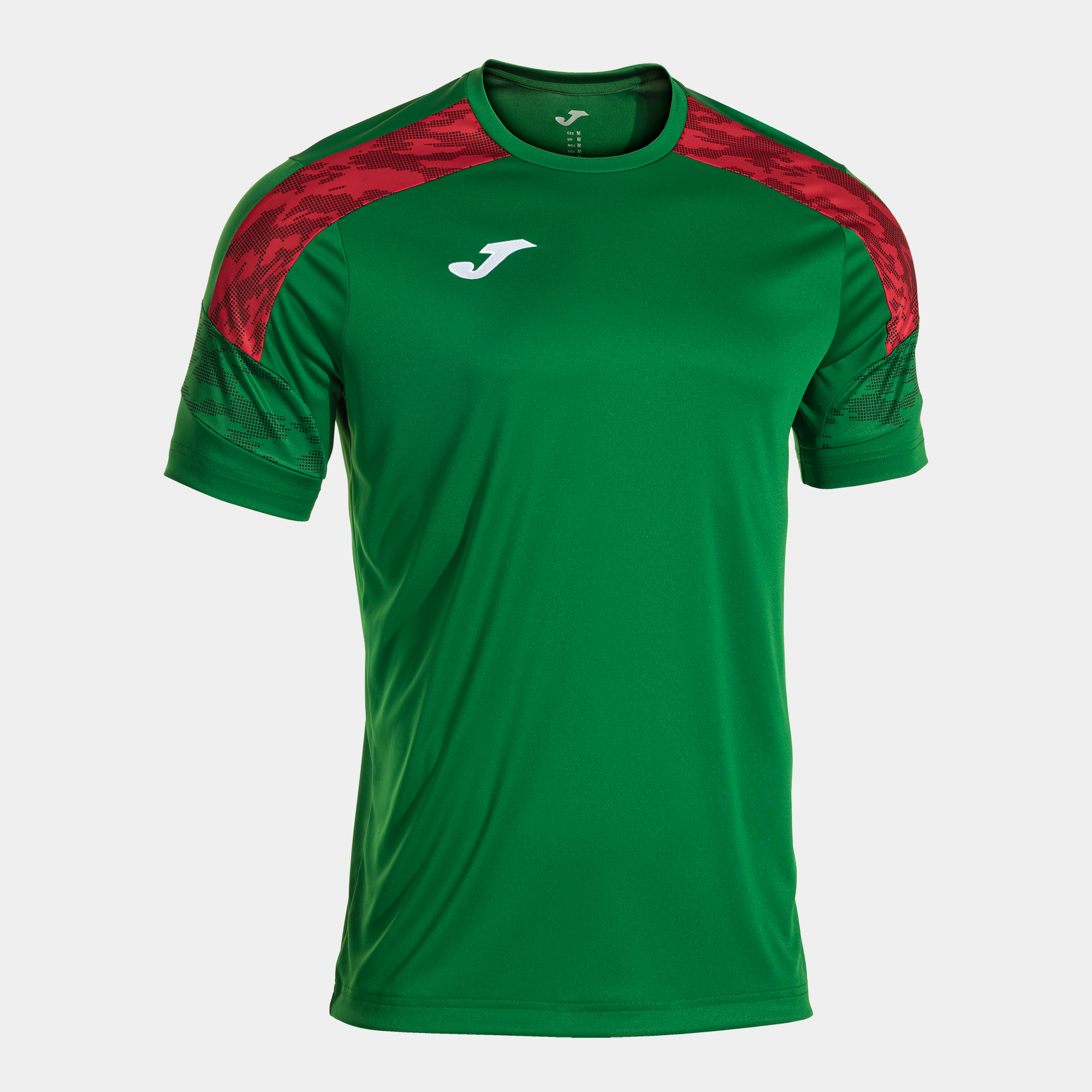 JOMA CAMISETA MANGA CORTA CHAMPIONSHIP VIII VERDE ROJO Talla 4 (6XS) Niño Junior
