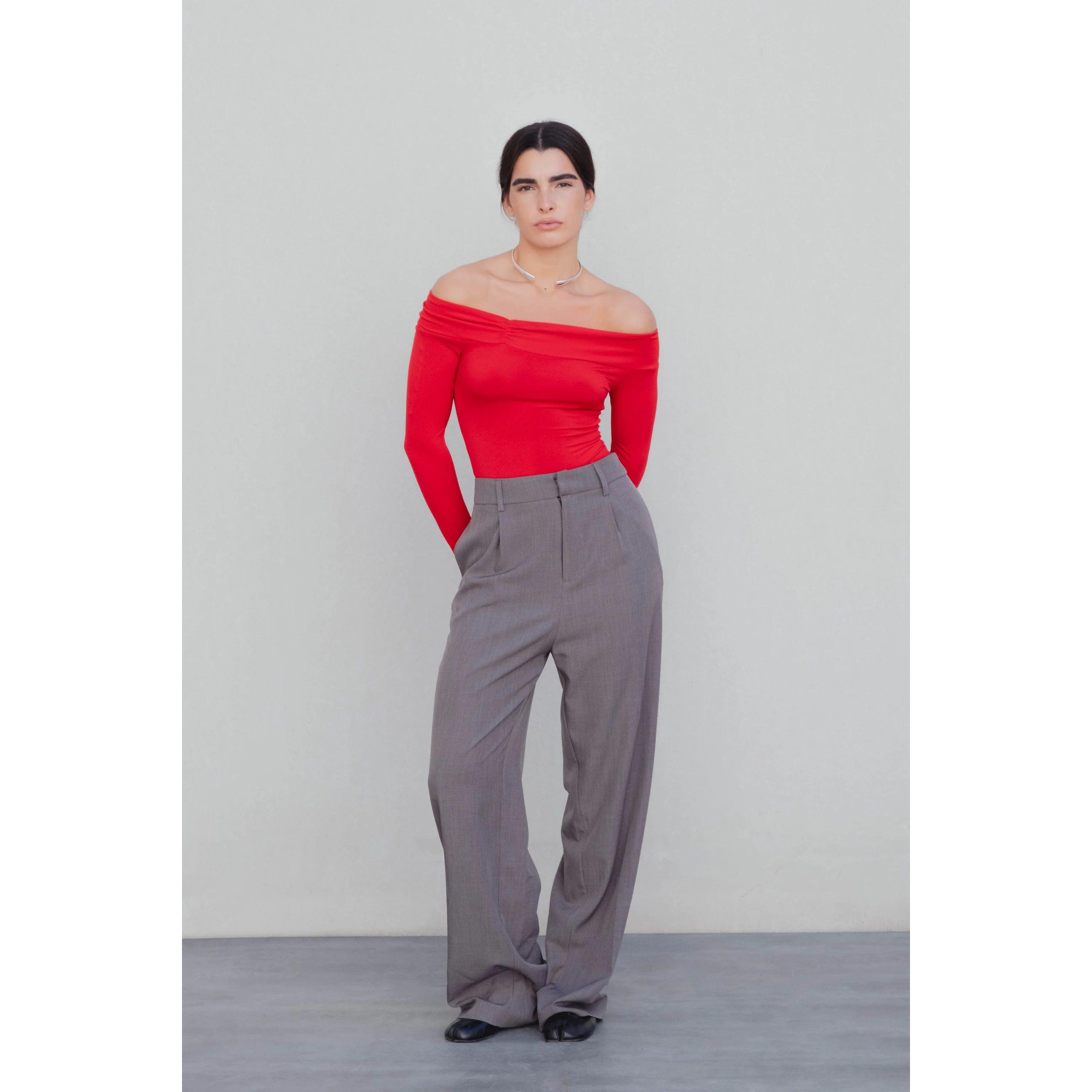 Emarola & Co - Body femenino con hombros al aire, diseño sensual y romántico, silueta femenina envolvente, perfecto para uso diario y ocasiones especiales, estilo atemporal emarola