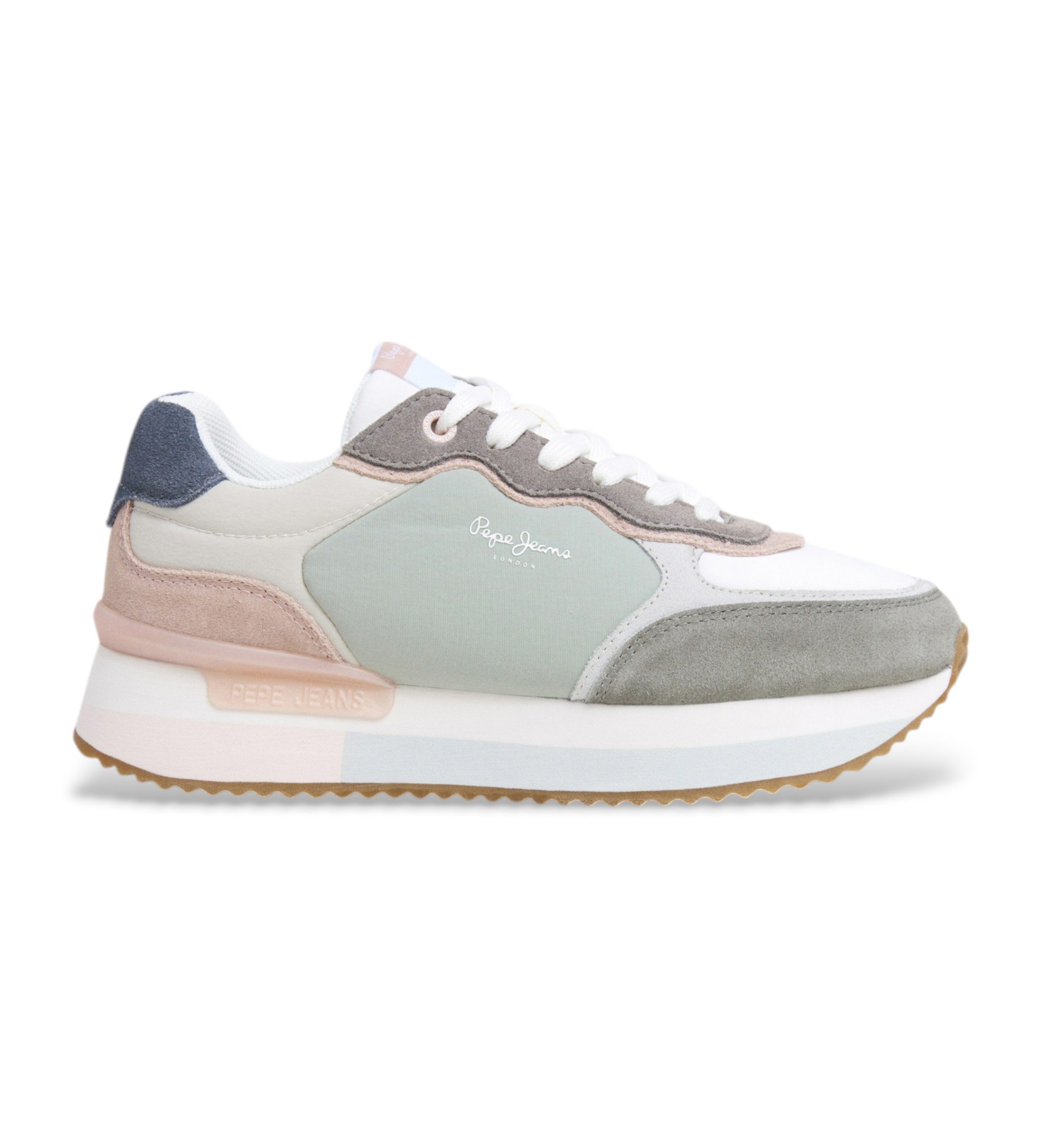 Pepe Jeans | Mujer | Zapatillas de piel Rusper Class multicolor