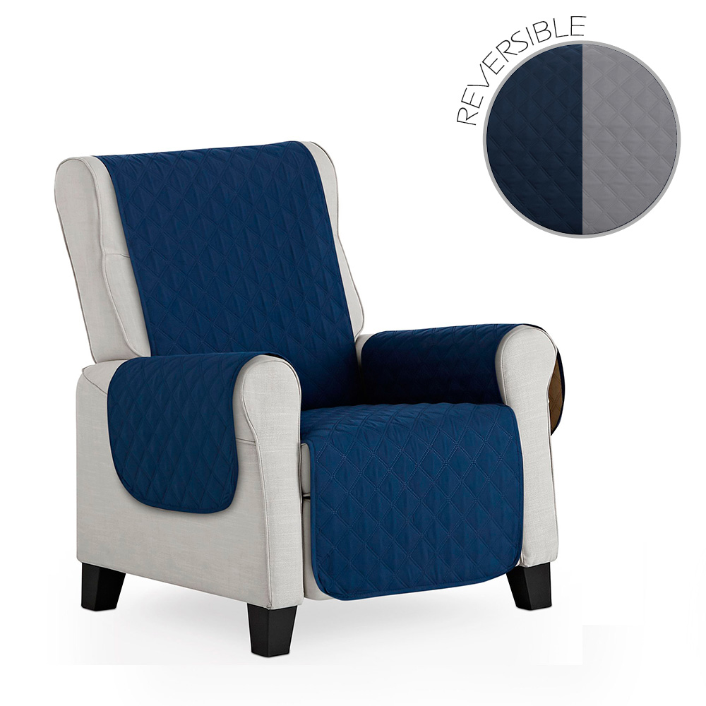NORDIC HOME Cubre Sillón Reversible Acolchado Mau