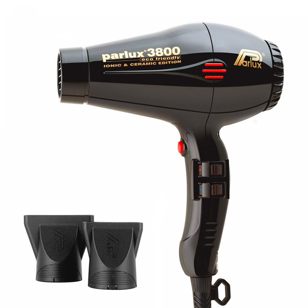 Parlux 3800 EcoFriendly Ionic & Ceramic Negro - secador profesional