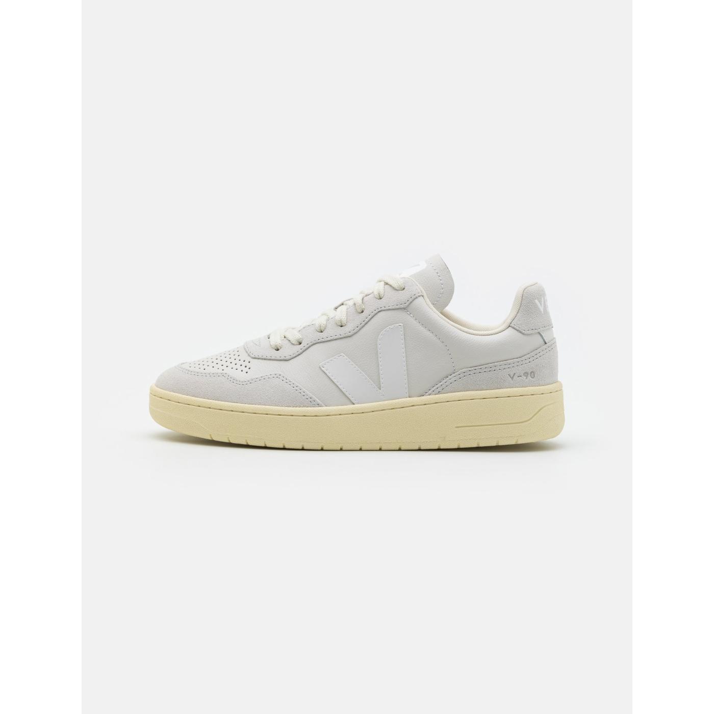 Zapatillas VEJA V-90 Gravel White - Estilo y Sostenibilidad