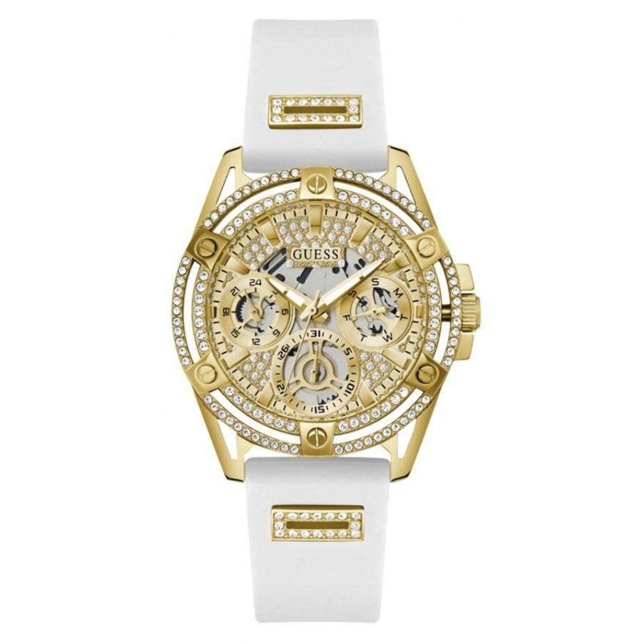 RELOJ GUESS  QUEEN CAUCHO BLANCO GW0536L2
