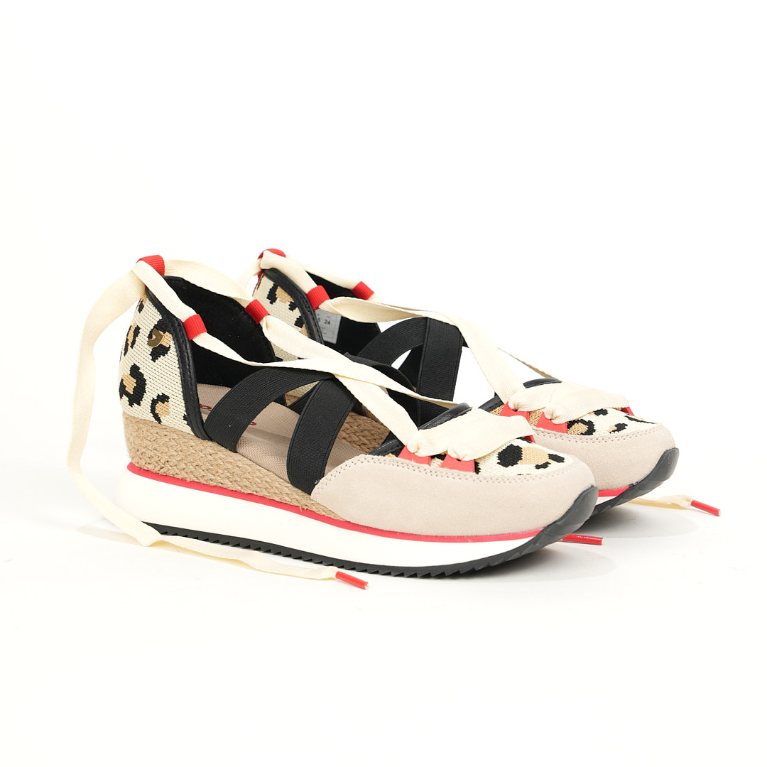 Gioseppo - Sneaker Tipo Sandalia Rowlett Leopard Atada