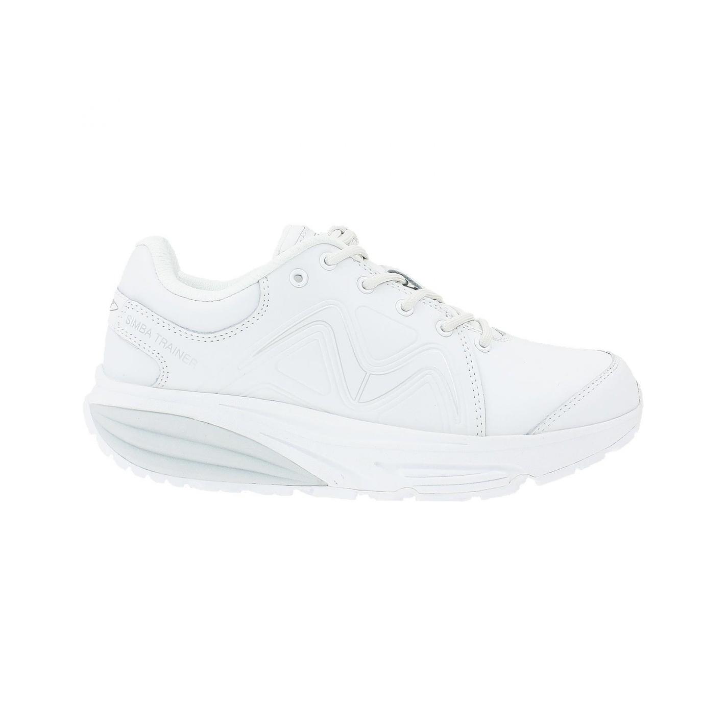 MBT SIMBA TRAINER WHITE - Máximo confort - Amortiguación superior - Suela con alto nivel de balanceo