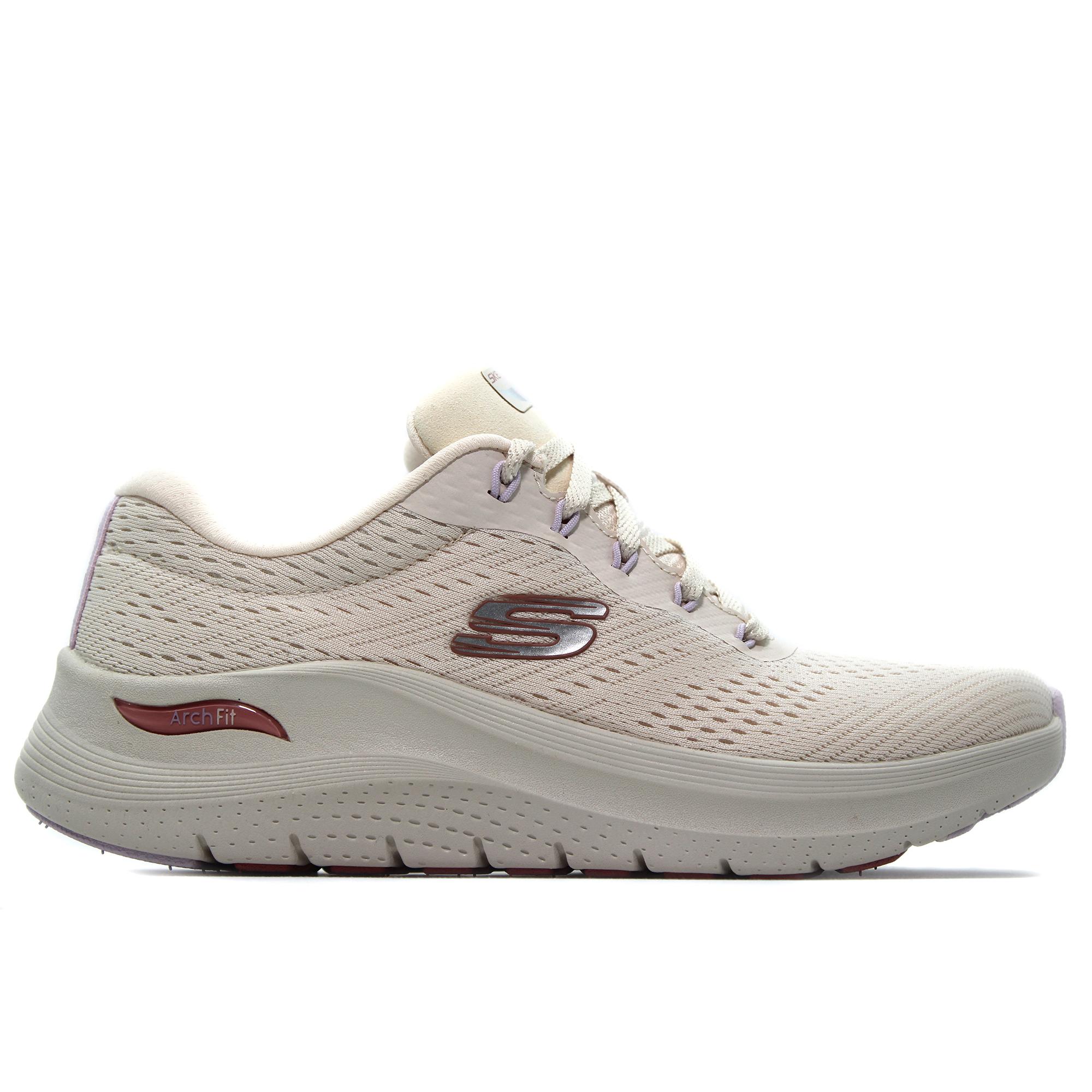 Skechers 150051 Zapatillas deportivas con cordones,suela cómoda de goma,cuña,lisa,tela,sneakers,lavable, para señora