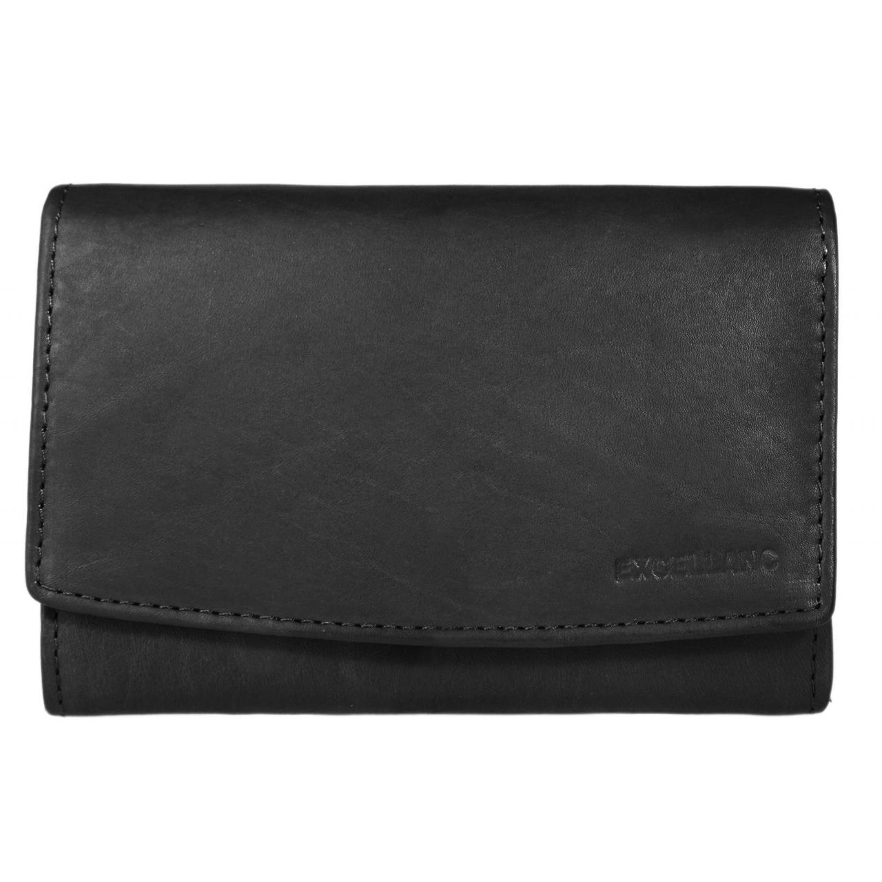 Excellanc® Cartera Senhora em Couro Genuíno
