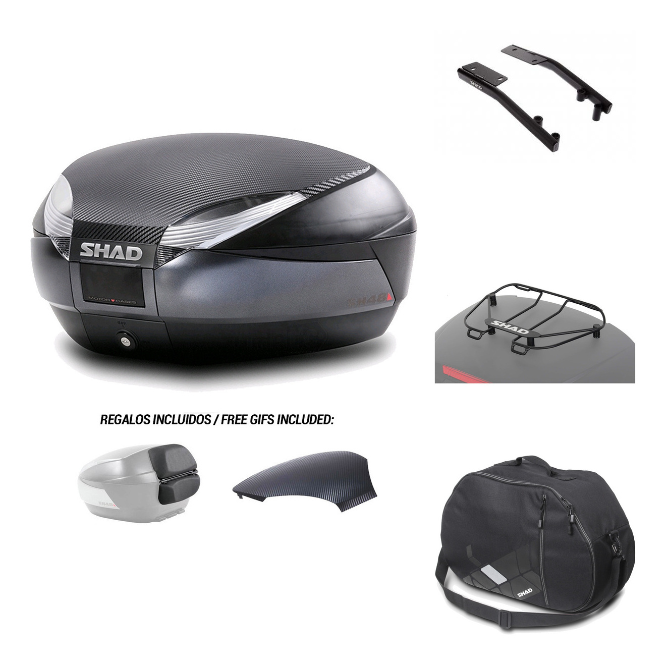 Baul Trasero + Herraje Montaje + Accesorios Sh48 KIT-181366
