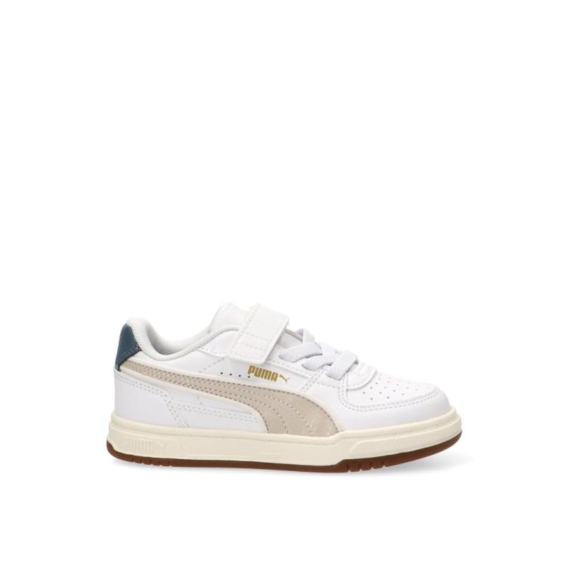 Zapatillas Casual Puma Pristis - Niño - Suela Plana - Modelo 406897 - Color Blanco