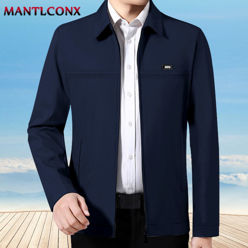 TK Nueva Chaqueta Clásica De Lujo Para Hombre Chaqueta De Encaje Formal Para Oficina Y Sociedad Outerwear De Primavera Tallas L-3XL Colores Negro Y Azul Oscuro