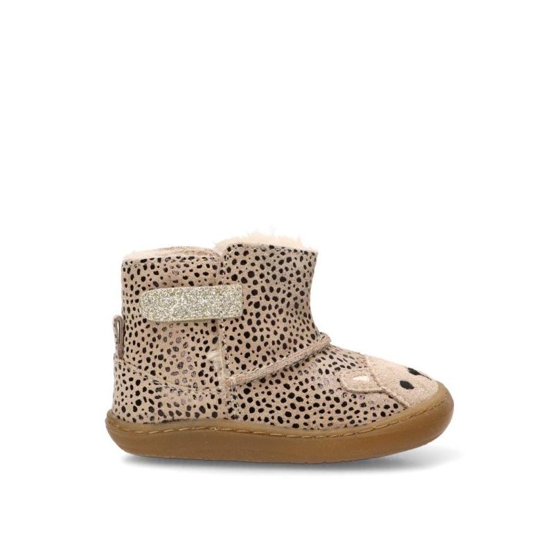 Botin Ugg Gioseppo - Niña - Suela Plana - Modelo 80428 - Color Taupe