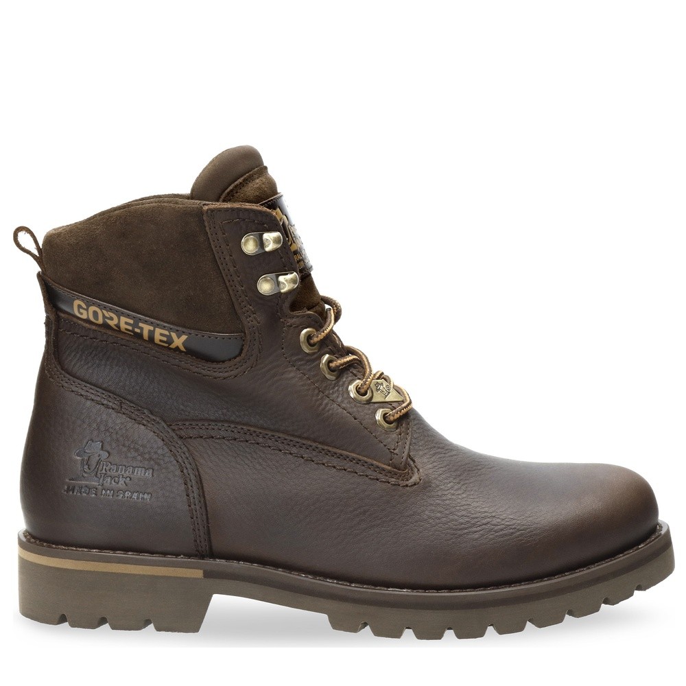 Cómoda  AMUR GTX URBAN C9 Marrón: botín de piel con Gore-Tex impermeable, suela de caucho antideslizante y cuello acolchado. Cómodo desde el primer uso. ¡Cómpralas! Altura 3,5 CM Referencia