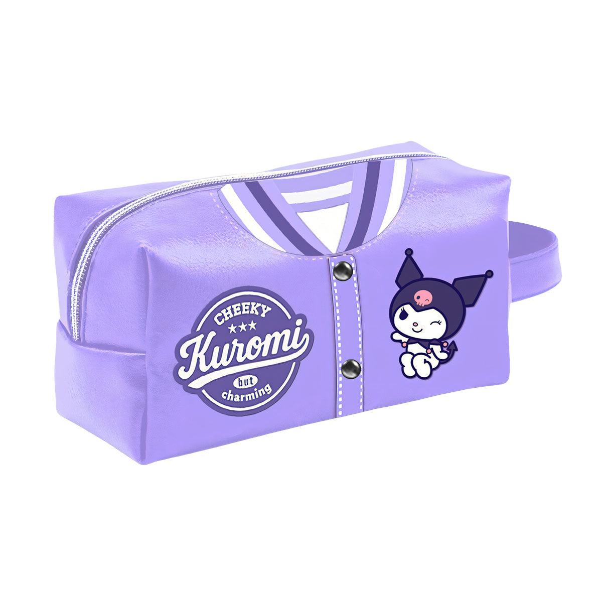 KARACTERMANIA - Neceser de Viaje y Mochila Brick Plus Hello Kitty Kuromi Varsity. Malva