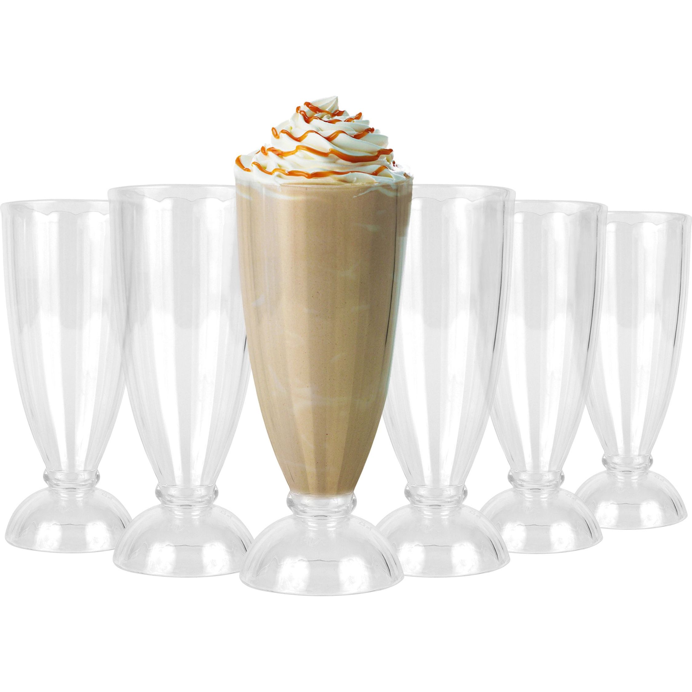 Pack de 6 Copa Batidos 400ml Ps la Mediterranea