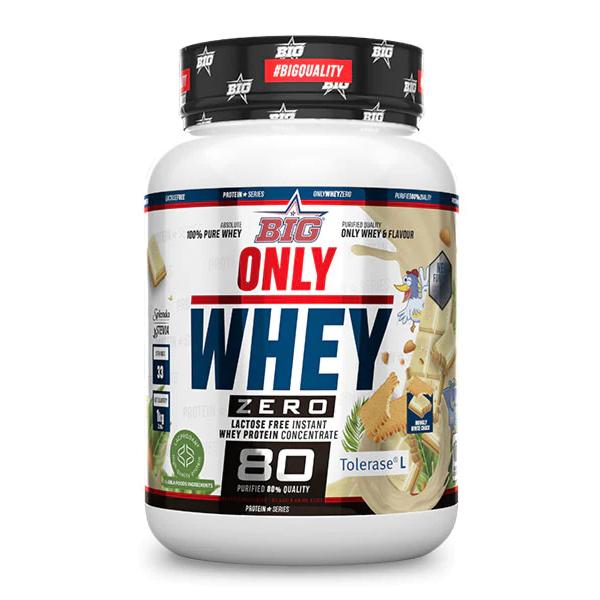 BIG Only Whey Zero 1KG – Chocolate Blanco Mowgly | Proteína de Suero Sin Lactosa