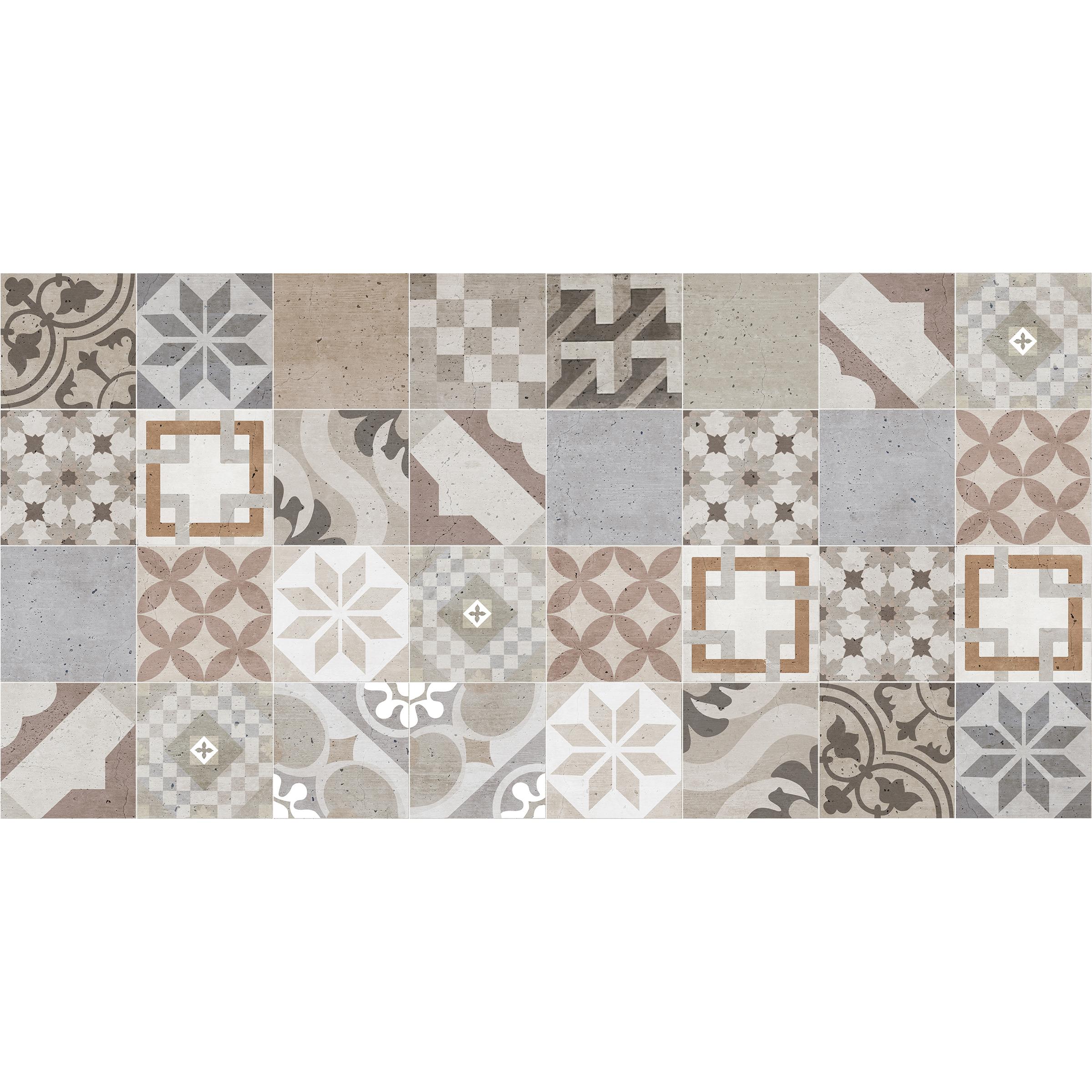 VINILIKO, Alfombra de vinilo Azulejos vintage 2 50x100
