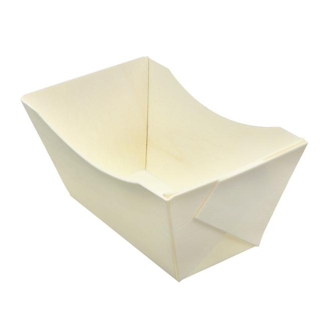 MONOUSO | Barqueta de Madera 320ml 13,5x8cm (144 Uds)