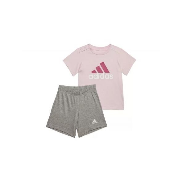 ADIDAS I BL CO T SET CONJUNTO NIÑA ROSA/GRIS