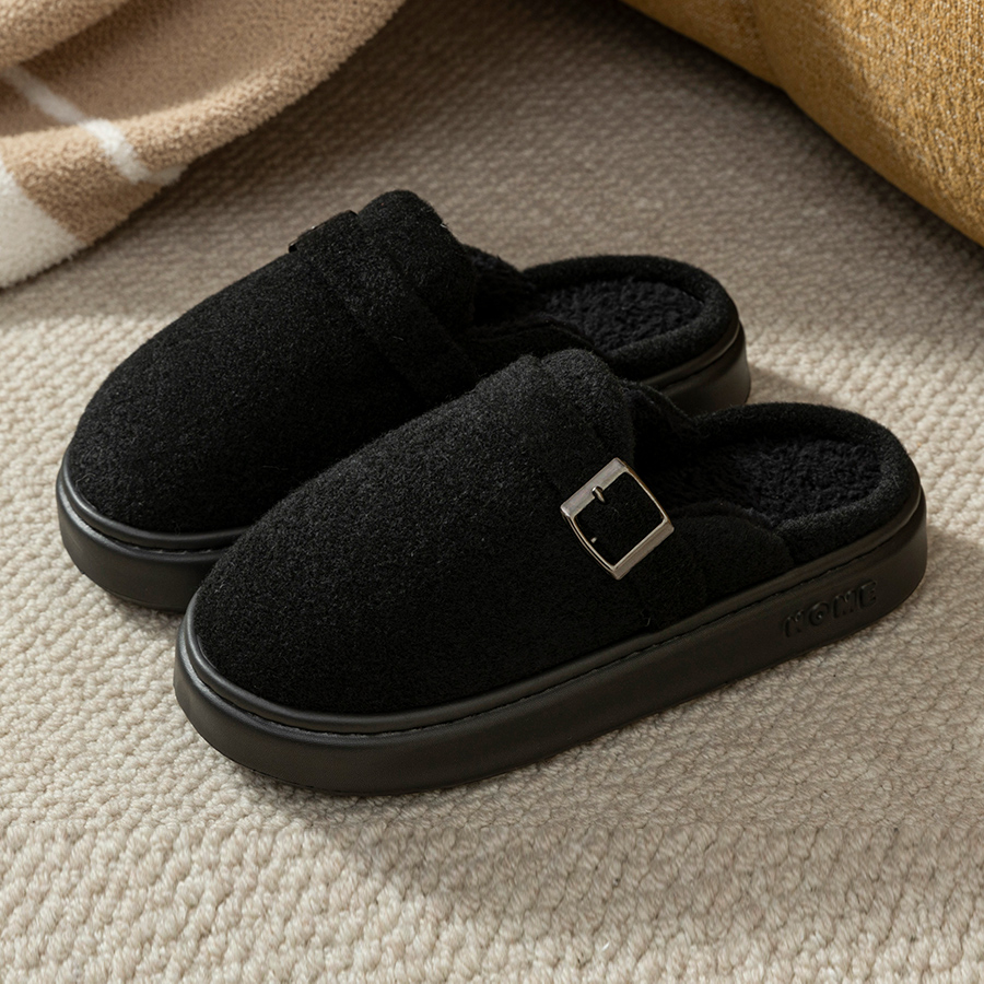 TK Zapatillas De Invierno Para Mujer Cómodas Y Calientes Con Suela Suave Antideslizante Adecuadas Para El Interior Y Exterior Ideal Para Parejas Zapatos De Casa Moda