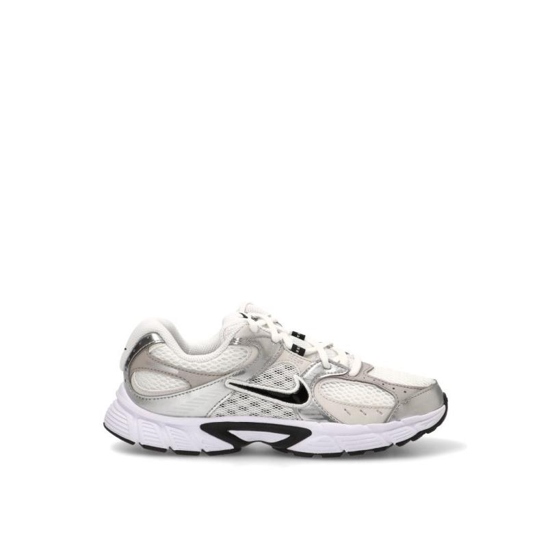Zapatillas Casual Nike - Mujer - Suela Plana - Modelo Hq6411 - Color Plata