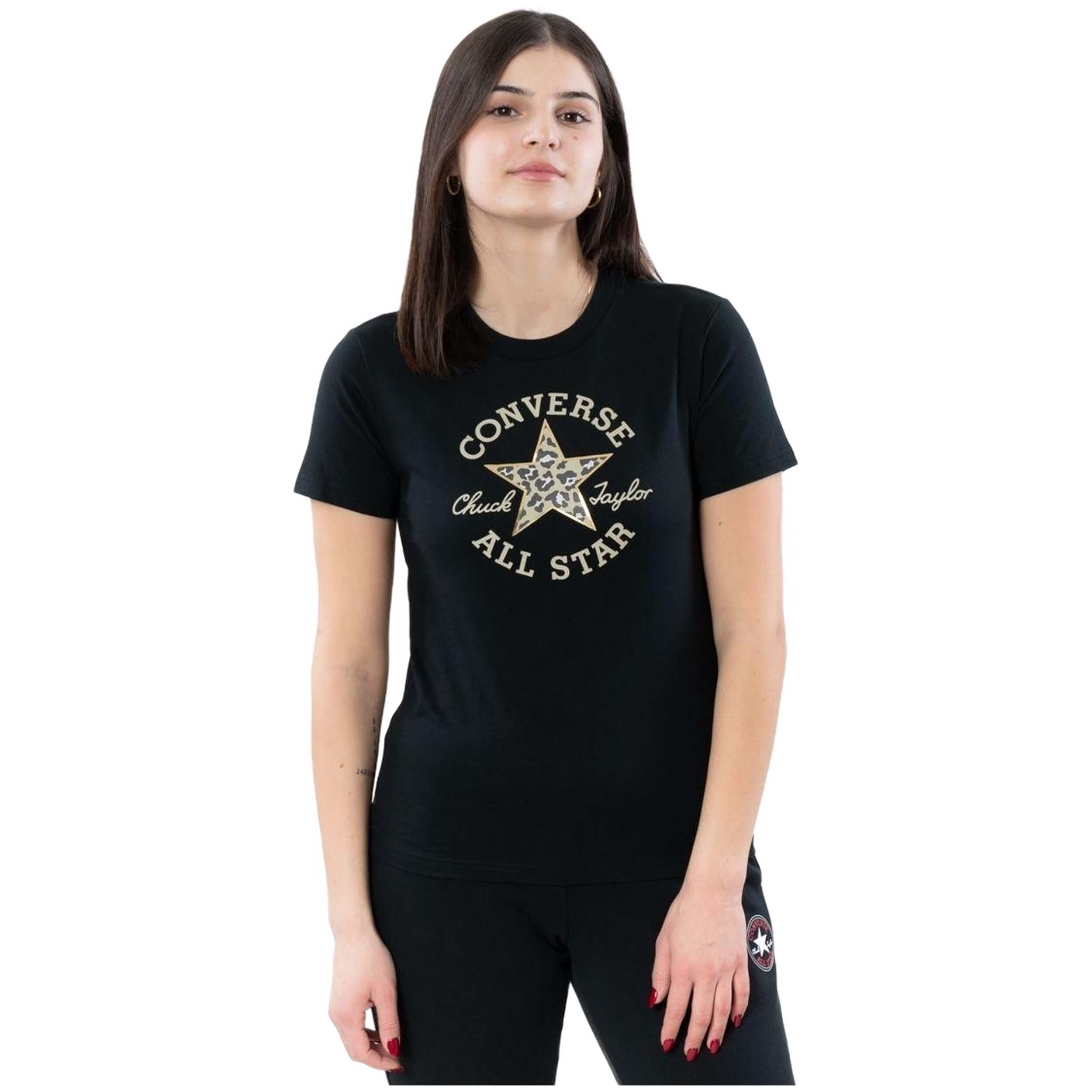 Textil Sportswear marca Converse modelo 10026101-A02 para mujer en color negro