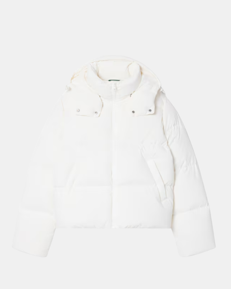 Lacoste BF8434 Abrigos Manga larga Mujer Beige