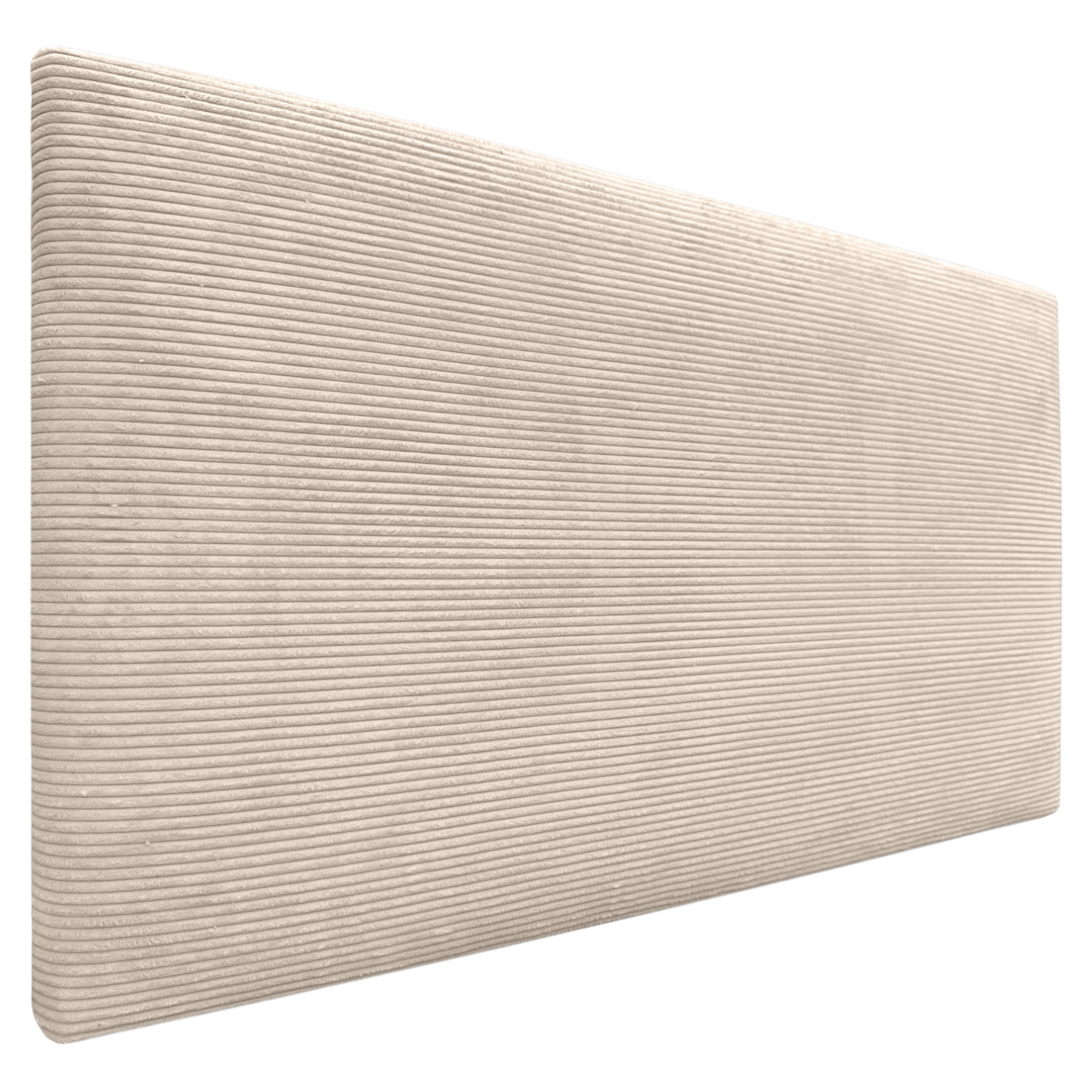 DHOME Cabecero de Pana Liso Alta Gama Moderno 4cm Grosor Cabezal Tapizado Azul