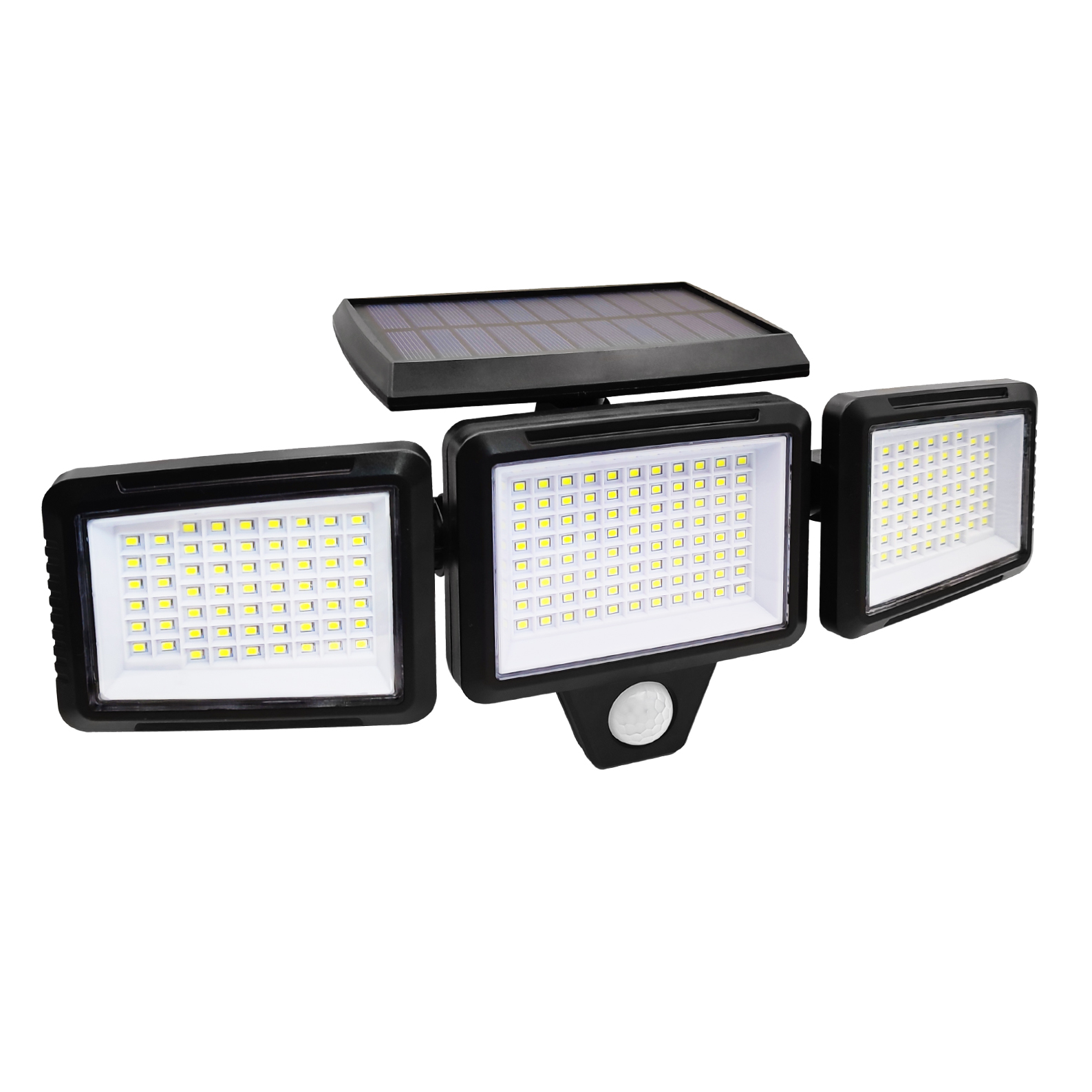 LED ATOMANT Aplique LED Solar Exterior con Sensor de Movimiento 2400mAh, Luces Ajustables 270° y Control Remoto, Ideal para Jardines, Terrazas, Fachadas, Garajes y Entradas