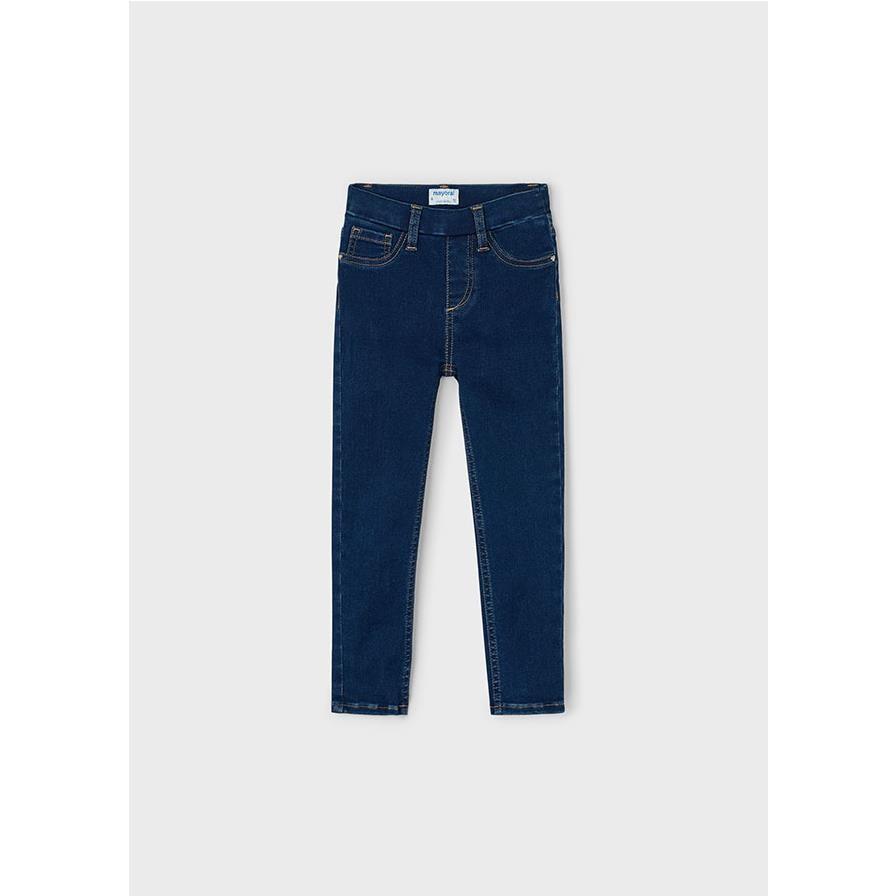 Mayoral - Pantalón cerrado tejano Basic para niña, diseño vaquero clásico y cómodo, ideal para uso diario en colegio y ocio