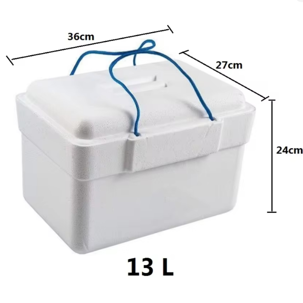 ZYLX SHOPPING – Polarbox con Asa, Nevera Portátil de Porexpán en 5 Tamaños, Ideal para Viajes, Camping o Conservación