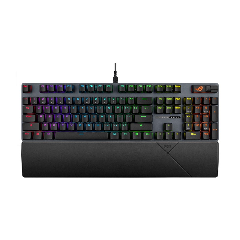 ASUS - ROG Strix Scope II X teclado Juego USB Negro 90MP03XF-BKSA00
