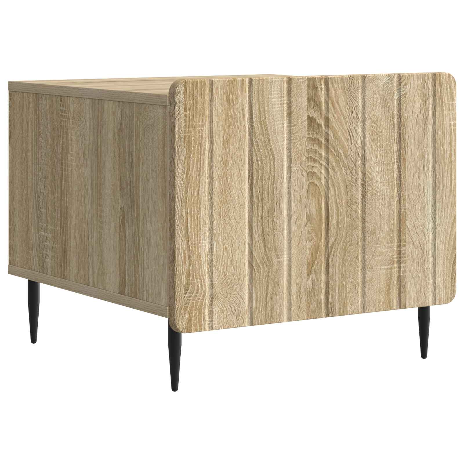 vidaXL Mesa de Café con cajón 49 x 50 x 42 cm Madera de Ingeniería Multicolor