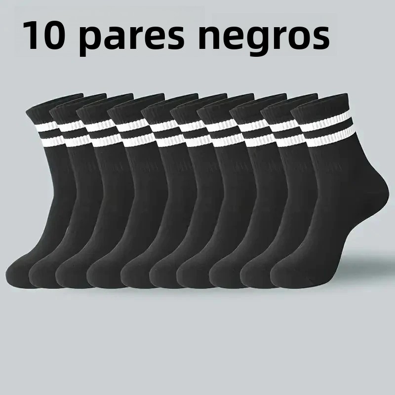 TK Calcetines Casuales De Rayas Para Hombre Y Mujer 10/20 Pares Transpirables Anti-Odor Absorbentes De Sudor Para Todas Las Estaciones