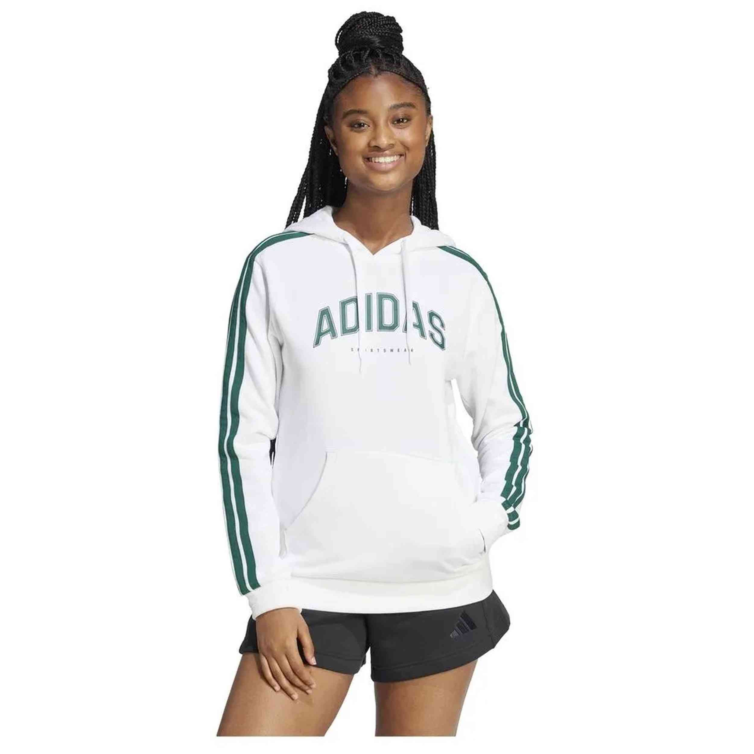Sudaderas Con Capucha Adidas para Mujer en color Blanco