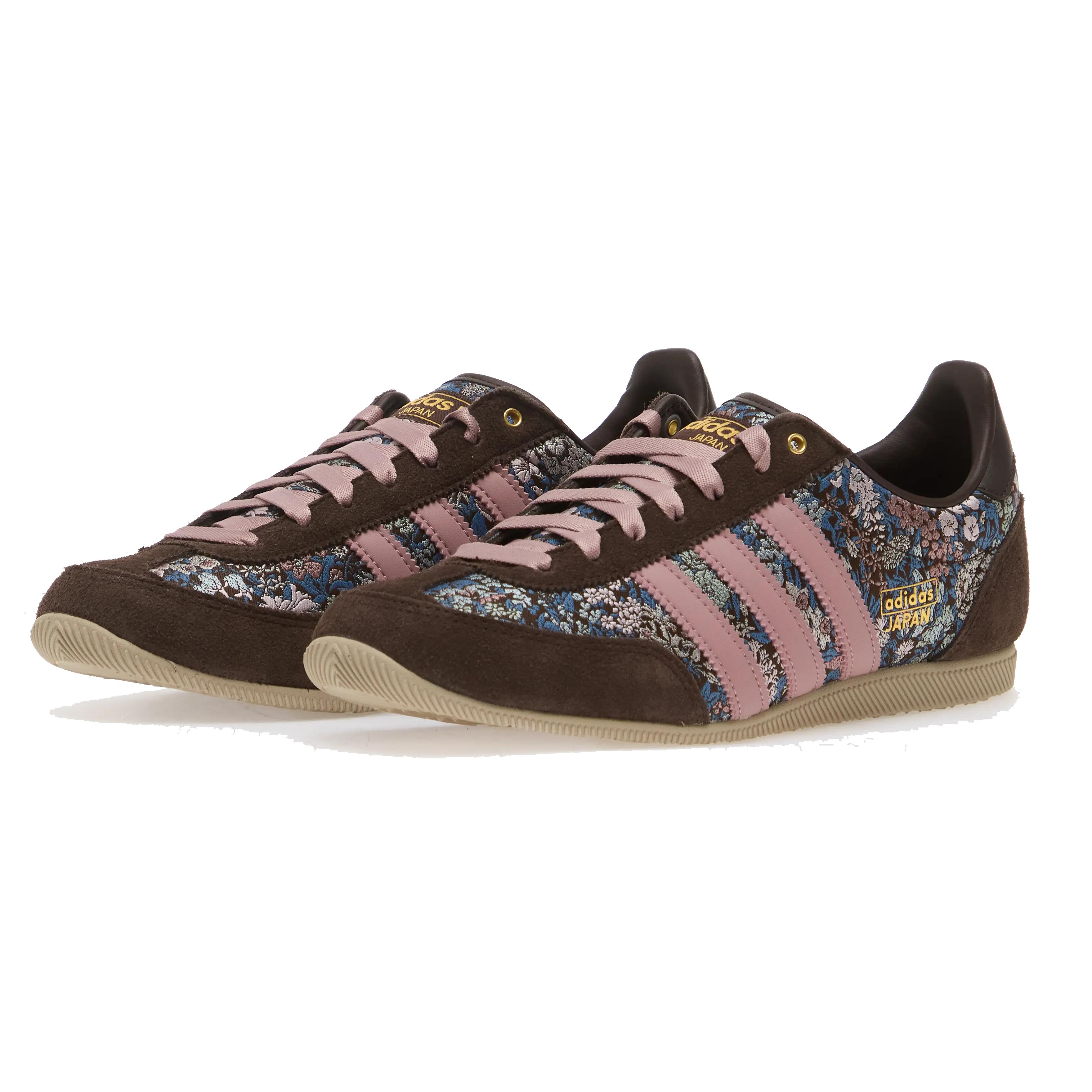 Adidas Japan x Liberty London Aurora Coffee, Magic Mauve & Khaki Three
