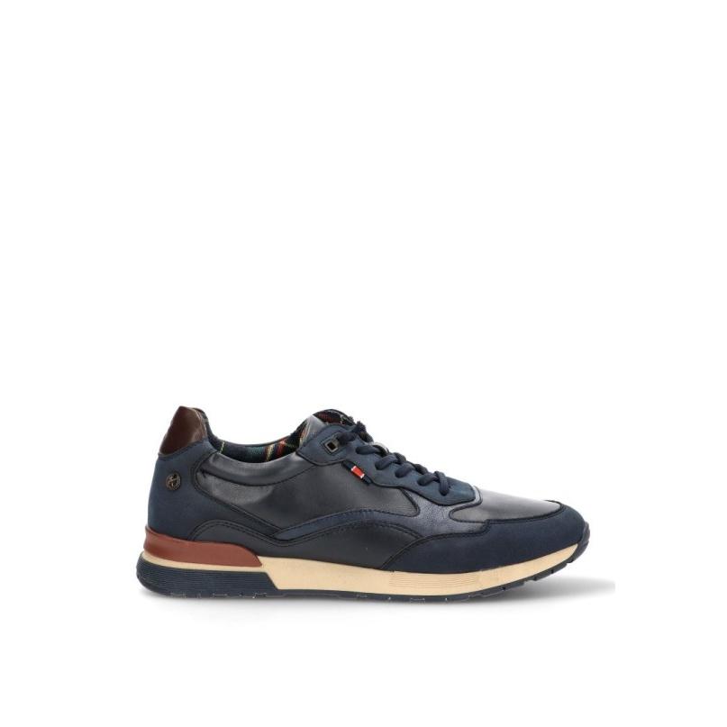 Zapatillas Casual Xti - Hombre - Suela Plana - Modelo 144509 - Color Marino