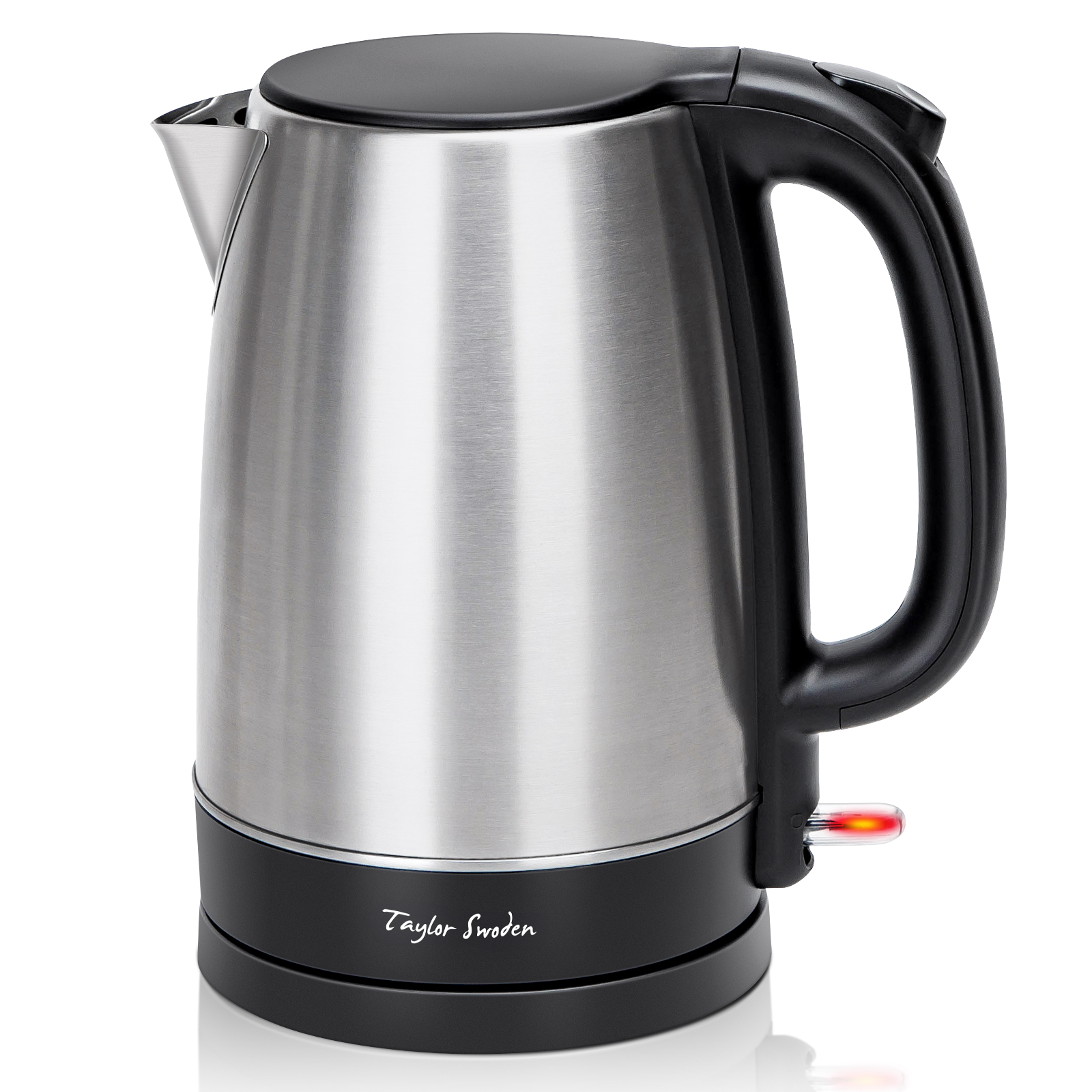 Taylor Swoden Hervidor de Agua Eléctrico - Acero Inoxidable, Rápida Ebullición, Protección Contra Ebullición en Seco y Apagado automático, Base 360°(1.7L, 2200W), Milo X