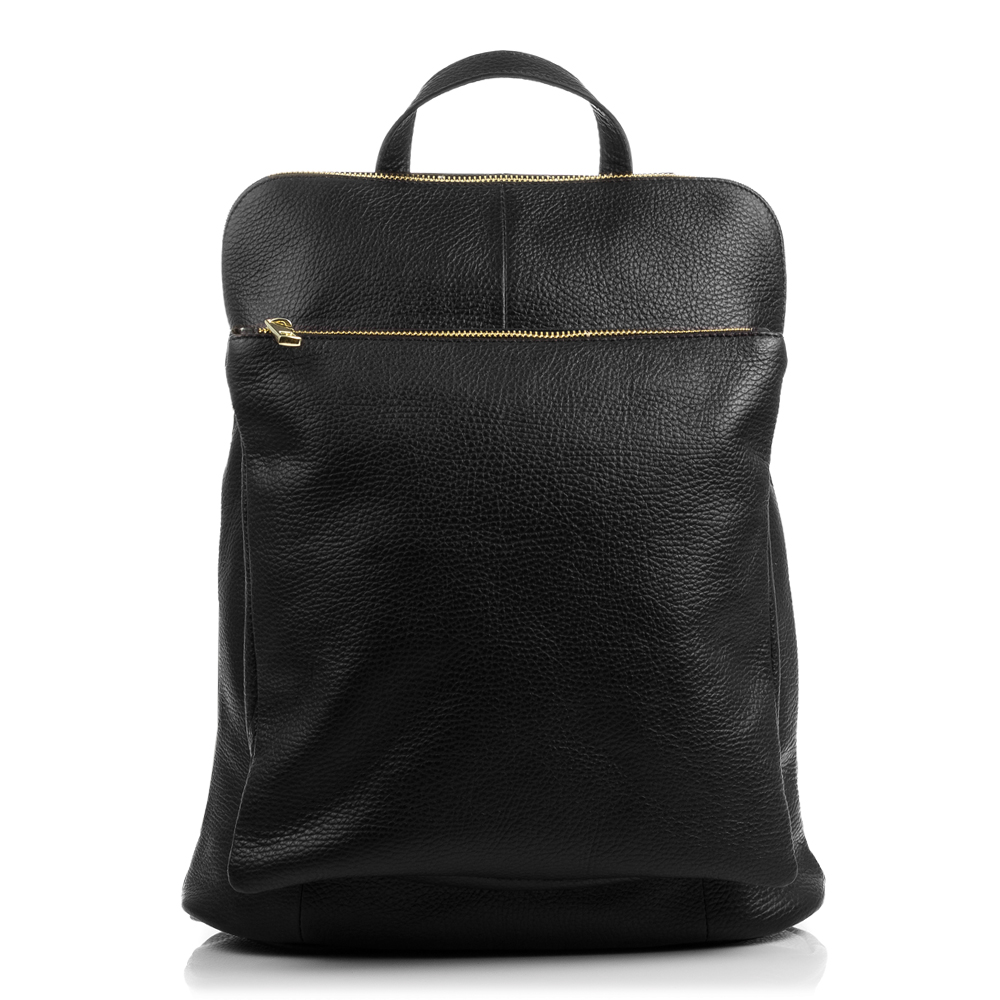 Firenze Artegiani. Eva Bolso mochila Mujer.Piel auténtica Dollaro  . Made in Italy. Vera Pelle Italiana.