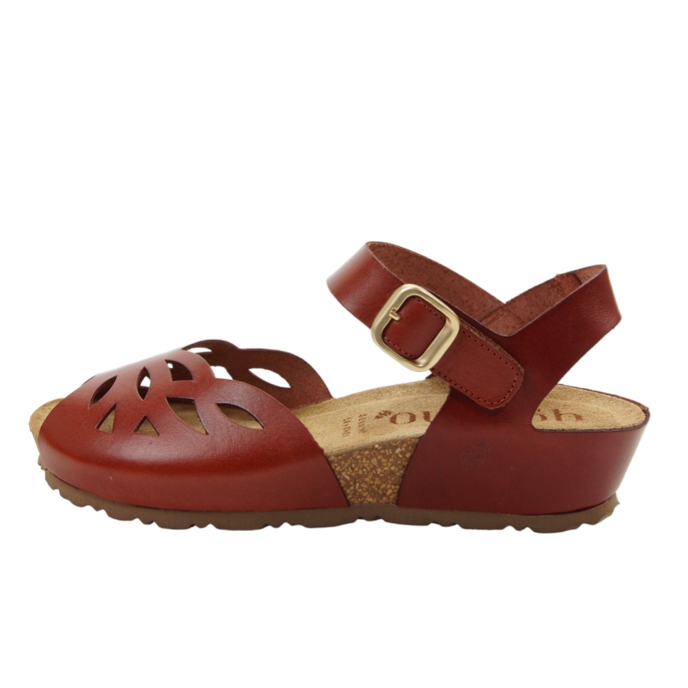 Yokono mod. MONACO 003 sandalia para mujer en piel natural, hebilla