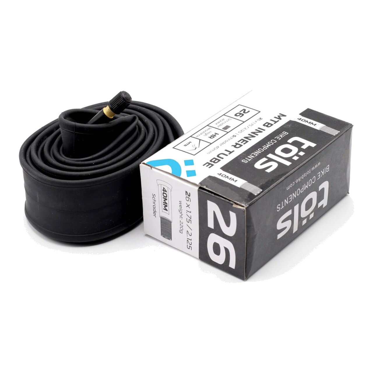 Cámara De Bicicleta Con Válvula Mtb 26X1.75/2.125 Schrader 40 Mm 8436577110057