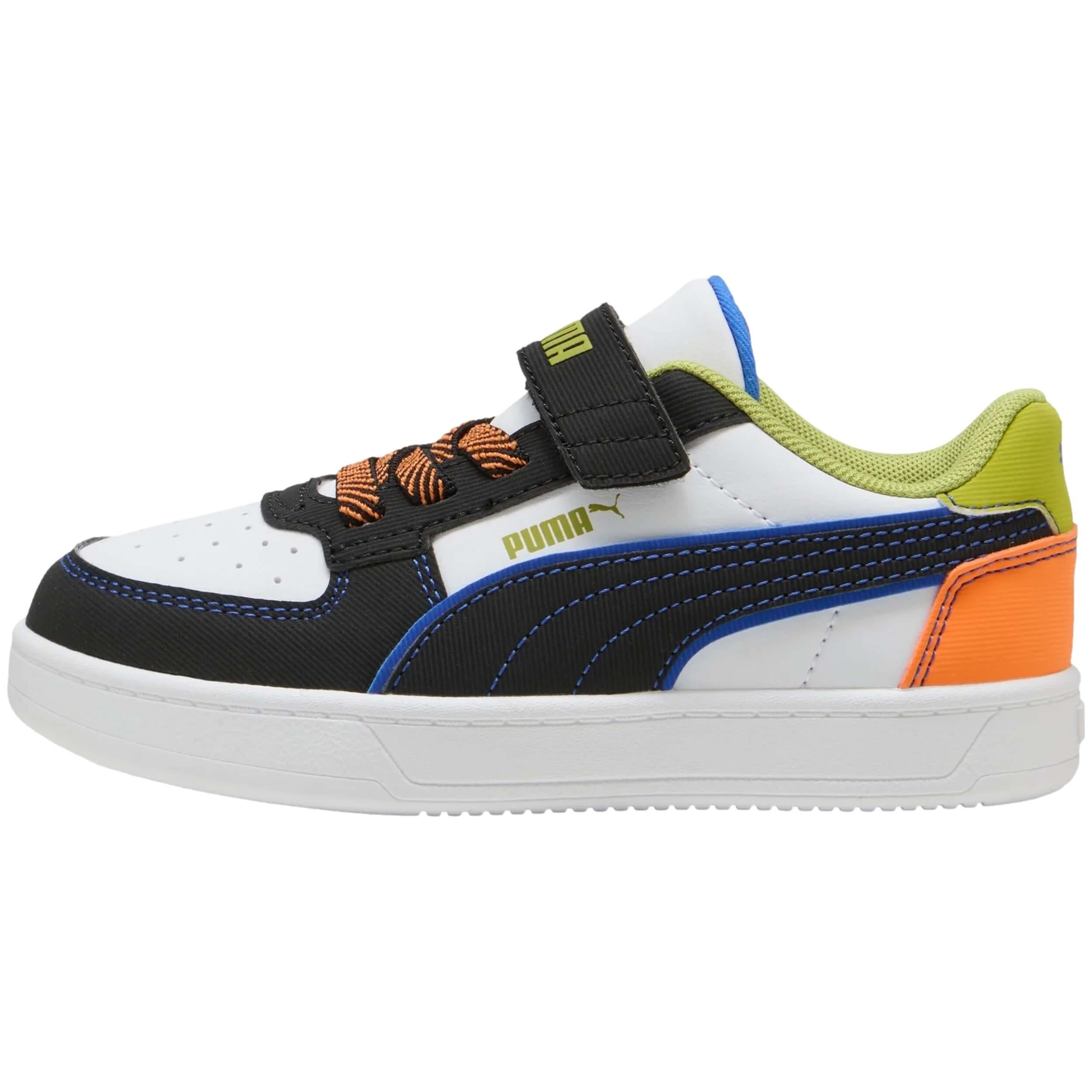 Calzado marca Puma modelo 400648-02 para kids en color blanco