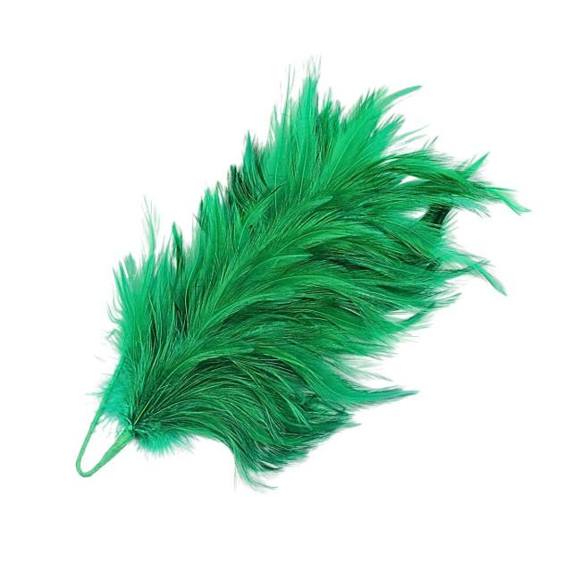MONTAJE DE PLUMAS DE CUELLO DE GALLO