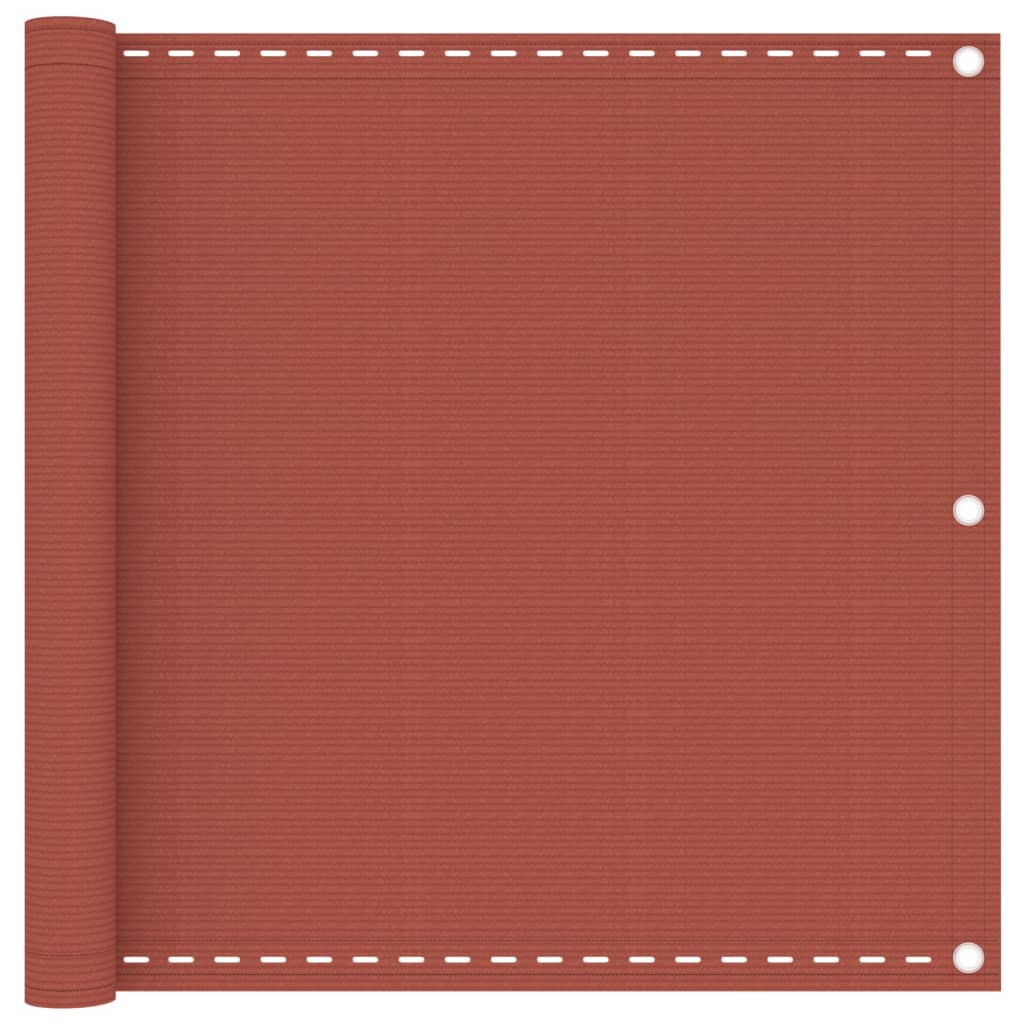 vidaXL Toldo para balcón HDPE 90x500 cm Color Antracita, Antracita y blanco, Blanco