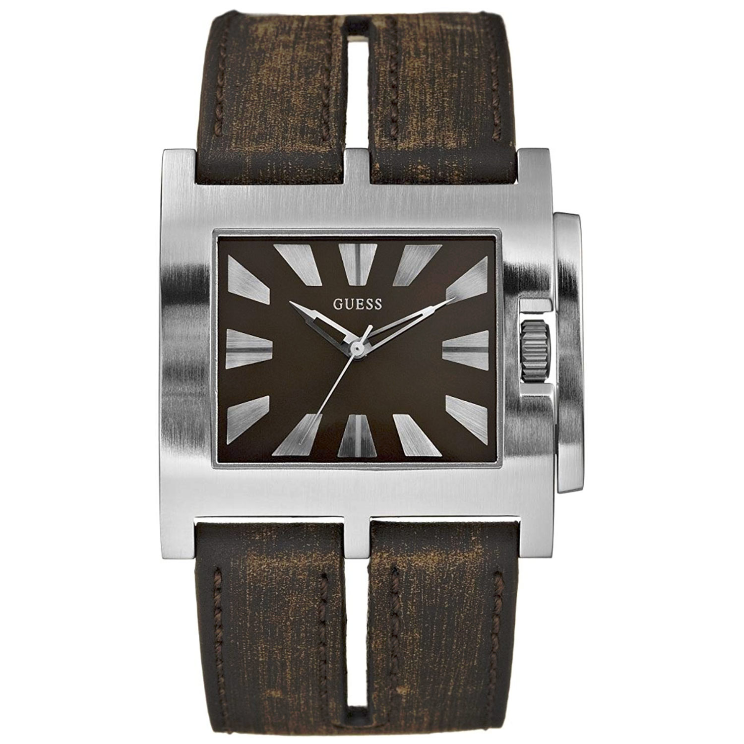 Guess W10179g2 Guess Watches Varis Reloj Para Para Hombre Color Marron