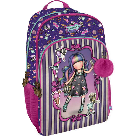 Safta Mochila 3 Cremalleras Gorjuss Fairground Up And Away