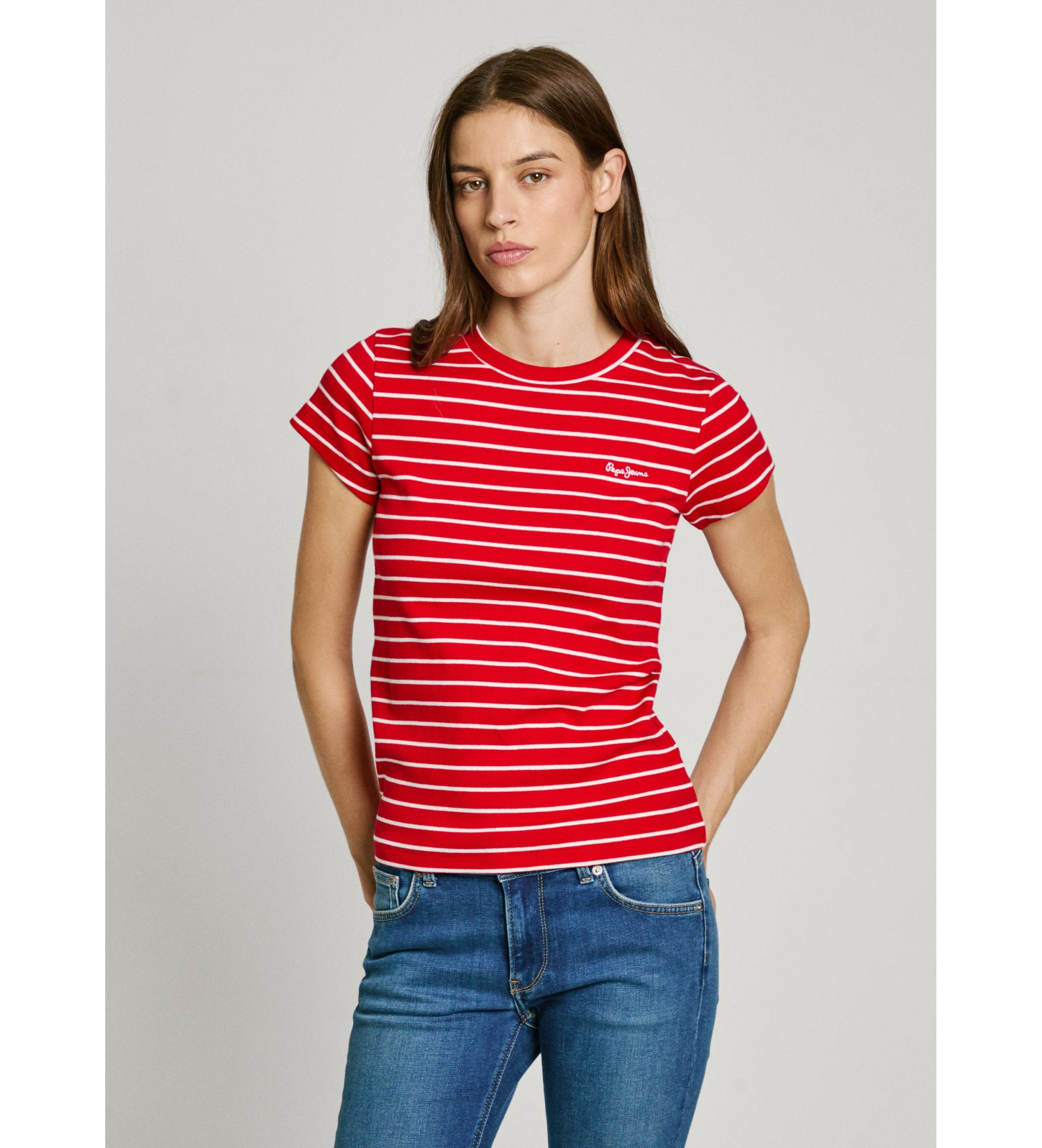 Pepe Jeans | Mujer | Camiseta Meribel rojo